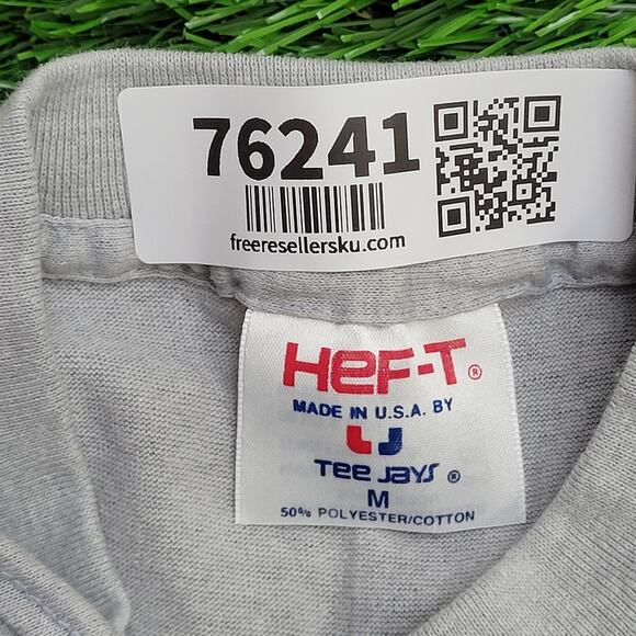 Vintage 80s HEF-T By Tee-Jays Blank Shirt Womens XS/S 17x25 USA - Picture 11 of 12